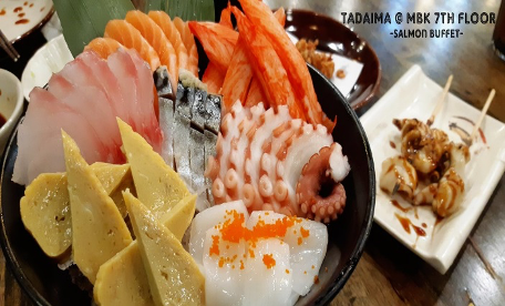 Tadaima Salmon Buffet @ MBK 7th Floor | README.ME